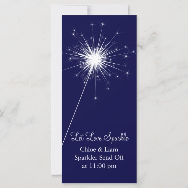 Sparkler Holder in Blue (Front)