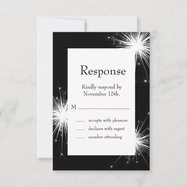 Sparkler RSVP (black) (Front)