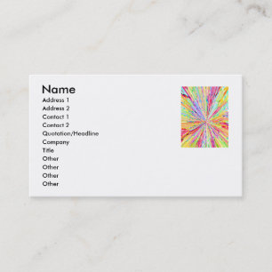 SPARKLES - FLASH LIGHT BUSINESS CARD