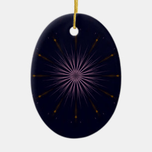 Sparkles in the Dark Ceramic Tree Decoration