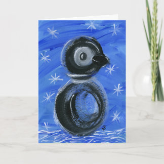 Sparkles the Penguin Holiday Card