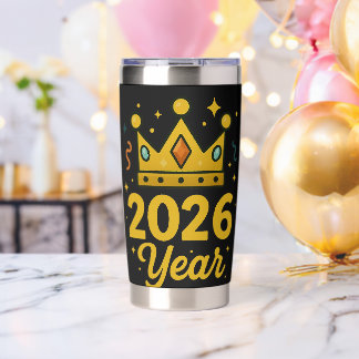 Sparkling 2026 Crown Insulated Tumbler