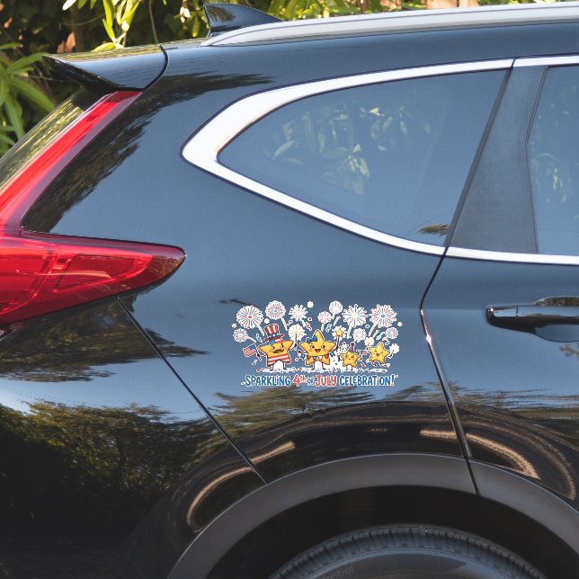 Sparkling 4th of July Celebration (Car Side)