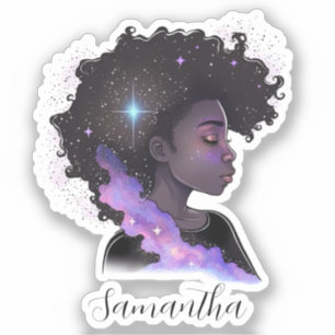 Sparkling Afro Woman