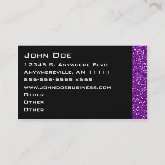 Sparkling Amethyst Business Card