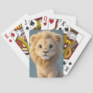Sparkling Baby Lion King Playing Cards
