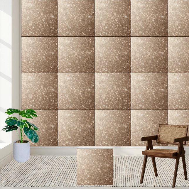 Sparkling Beige Glitter Floor Wall Ceramic Tile  (Sparkling Beige Glitter Floor Wall Ceramic Tile)