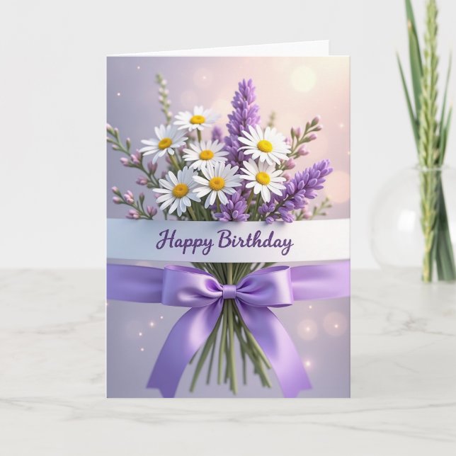 Sparkling Birthday Banner Card (Front)