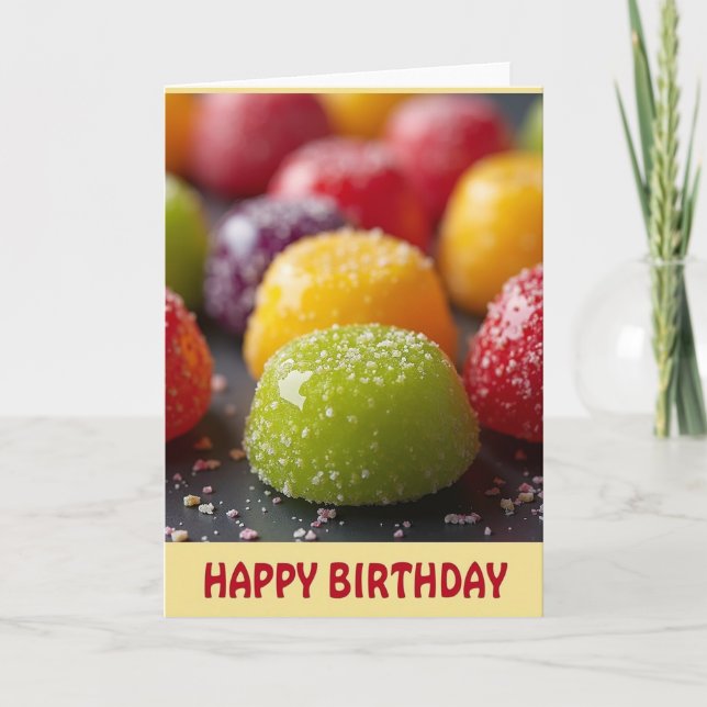 Sparkling Birthday Card (Front)