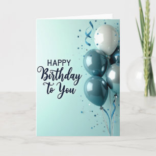 Sparkling Birthday Scene Card
