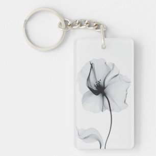 Sparkling Blossom: Nature's Radiant Reflection Key Ring