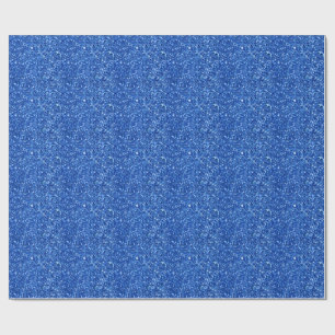 Sparkling blue background pattern wrapping paper