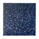 Sparkling Blue Glittery Ombre Teal Colourful Gift Tile<br><div class="desc">Designed with glittery ombre blue background with deep blue & ombre blue shades!!</div>