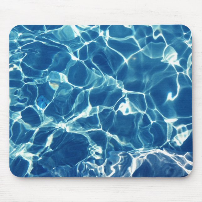 Sparkling Blue Water Mouse Mat (Front)