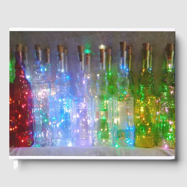Sparkling Bottles Guest Book (Front)