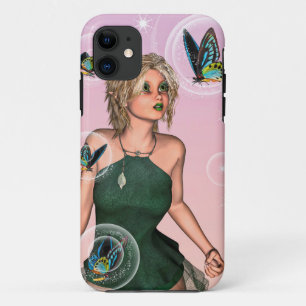 Sparkling Butterfly Fairy Fantasy Art iPhone 11 Case