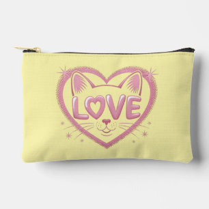 Sparkling Cat Love Accessory Pouch