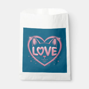 Sparkling Cat Love Favour Bags