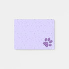 sparkling cat paw print - purple