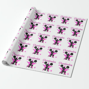 SPARKLING CHEERLEADER WRAPPING PAPER