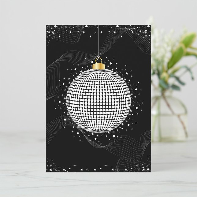 Sparkling Christmas Bauble Invitation (Creator Uploaded)