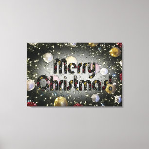 Sparkling Christmas Canvas Print