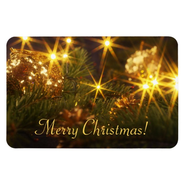 Sparkling Christmas Flexi Magnet (Horizontal)