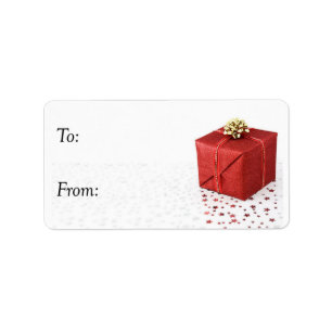 Sparkling Christmas Gift - Gift Tag