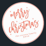 Sparkling Christmas Label Sticker<br><div class="desc">Sparkling Christmas Label Sticker</div>