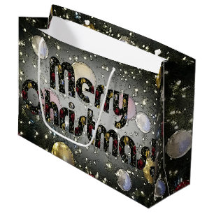 Sparkling Christmas Large Gift Bag