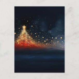 Sparkling Christmas Tree 7  Postcard