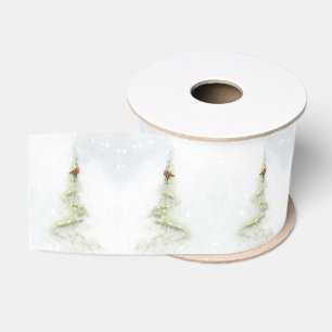Sparkling Christmas Tree elegant ribbon Grosgrain Ribbon