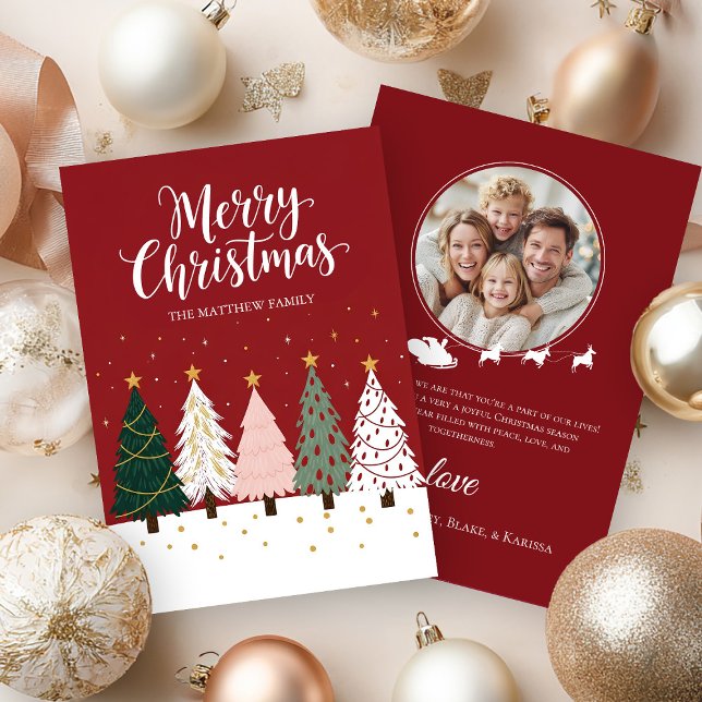 Sparkling Christmas Tree Greeting Card (Creator Uploaded)
