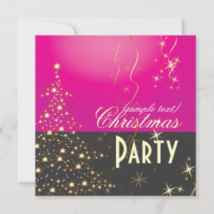 Sparkling Christmas Tree / Party invitations