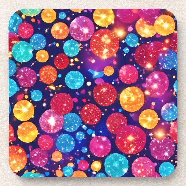 Sparkling Colour Symphony Coaster (Front)