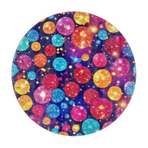 Sparkling Colour Symphony Cutting Board