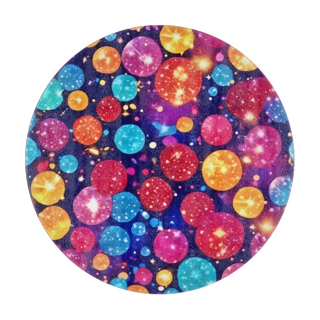 Sparkling Colour Symphony Cutting Board (Front)