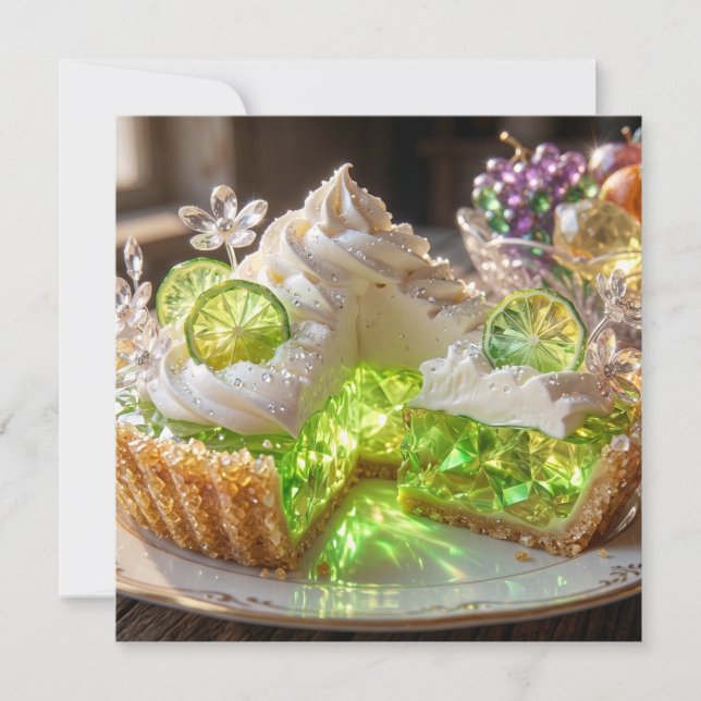 Sparkling Crystal Key Lime Pie Blank (Front)