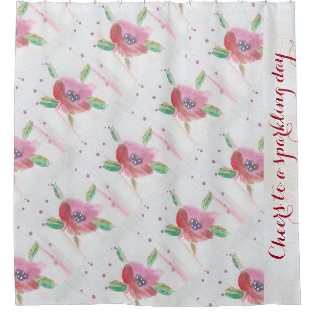 Sparkling Day Shower Curtain (Front)