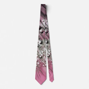 Sparkling Dew Dandelion Hot Pink Tie