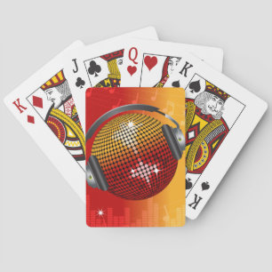 Sparkling Disco Ball Playing Cards