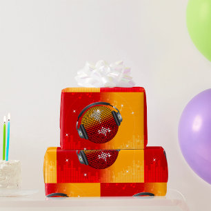 Sparkling Disco Ball Wrapping Paper