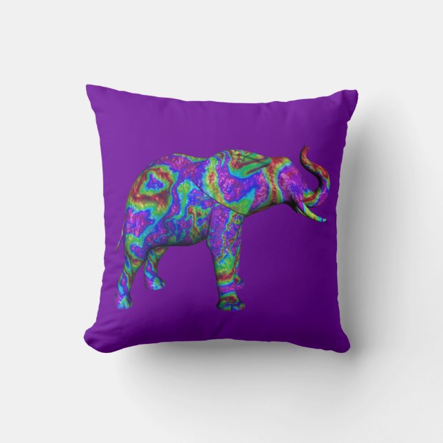 Sparkling Elephant Cushion (Front)