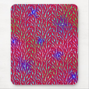Sparkling Fireworks Party Pattern Mouse Mat
