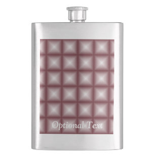 Sparkling Gem Tiles Choose Your Custom Colour Hip Flask