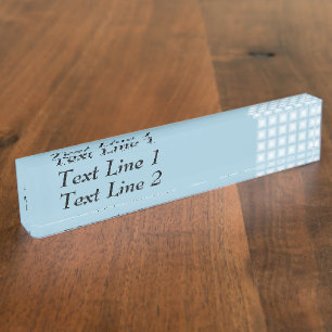Sparkling Gem Tiles Choose Your Custom Colour Nameplate
