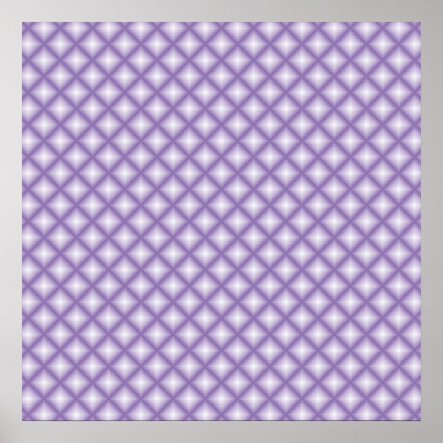 Sparkling Gem Tiles Choose Your Custom Colour Poster (Front)