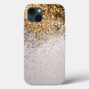 Sparkling Glam Gold Glitter Glam #3 (Faux Glitter) iPhone 13 Case