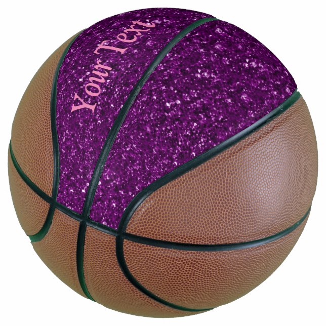 Sparkling glitter basketball (Angled)