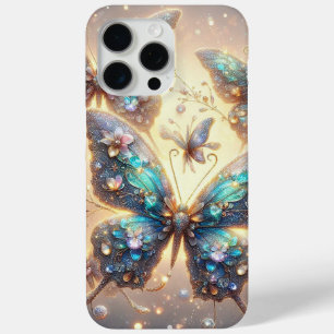 Sparkling glitter butterflies Phone case